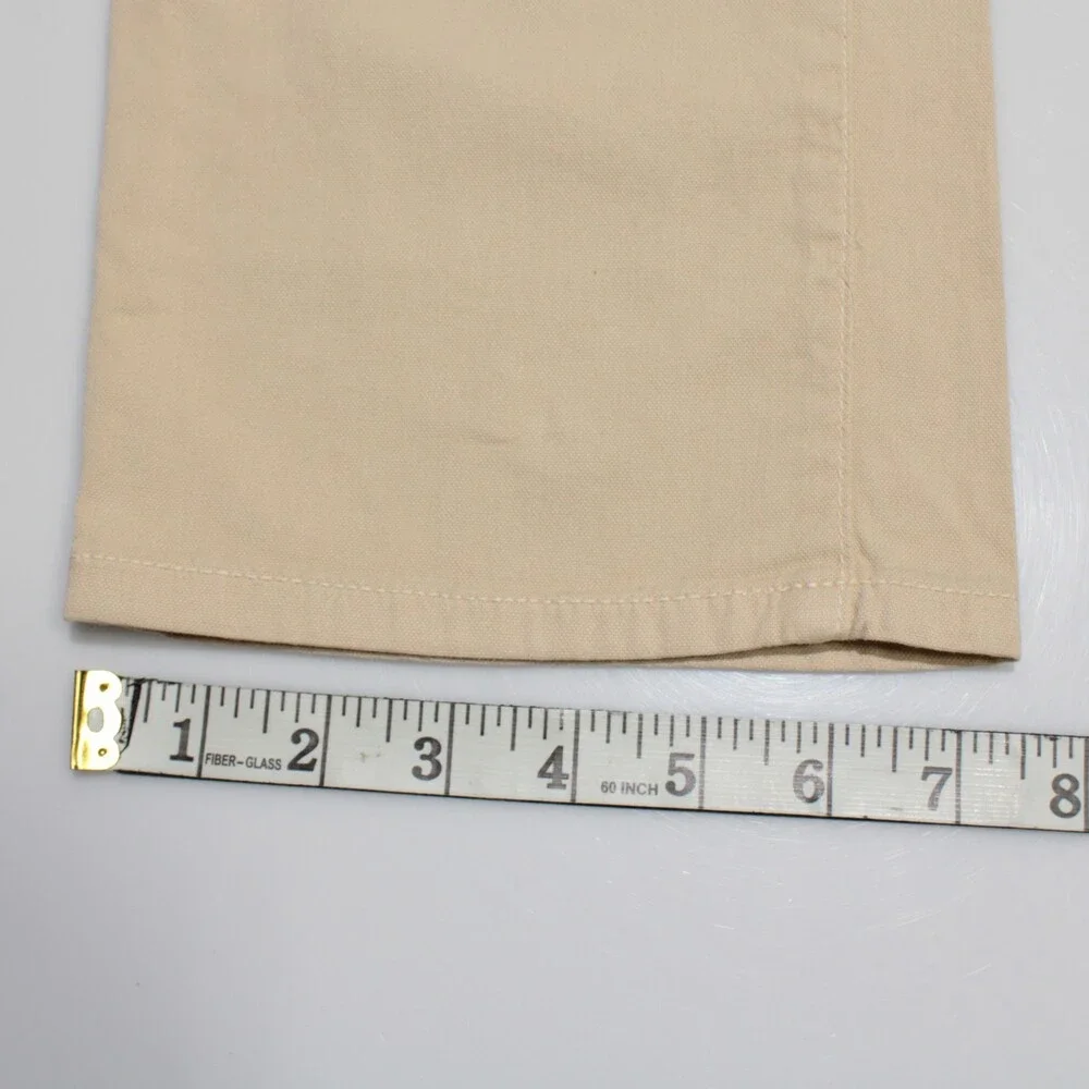 Monfrere NWT 5 Pocket Jeans Size 30 US Slim Straight Beige Cotton & Linen